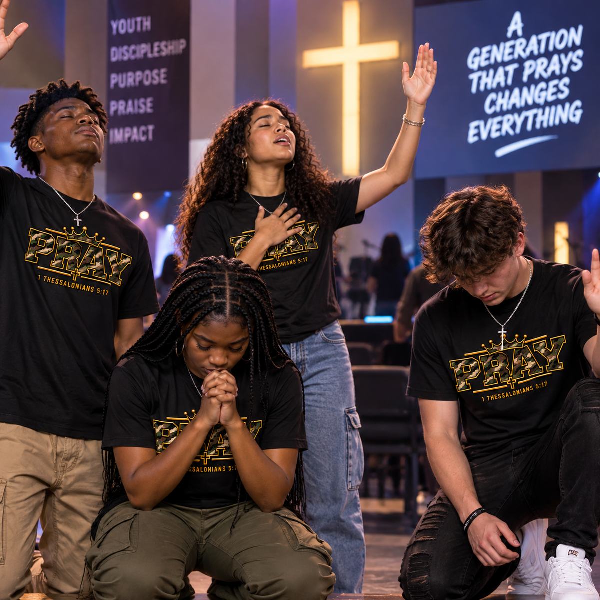 Pray Camo Tee