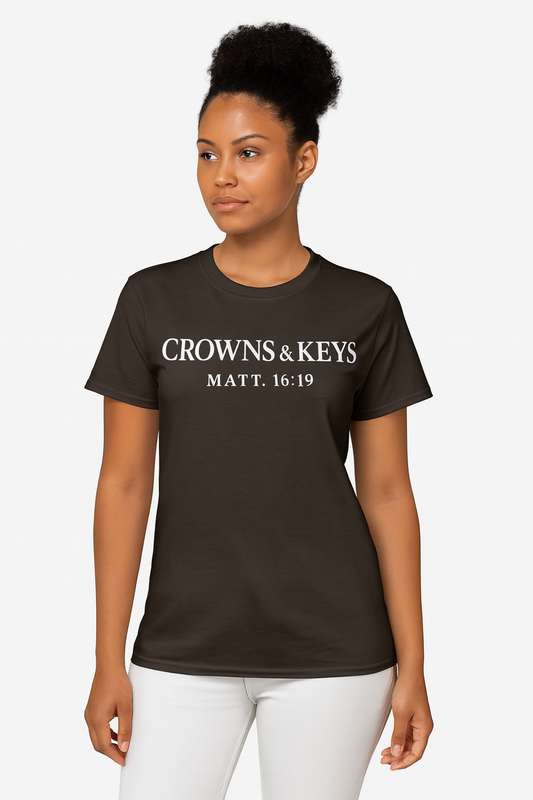 Crowns White logo tee