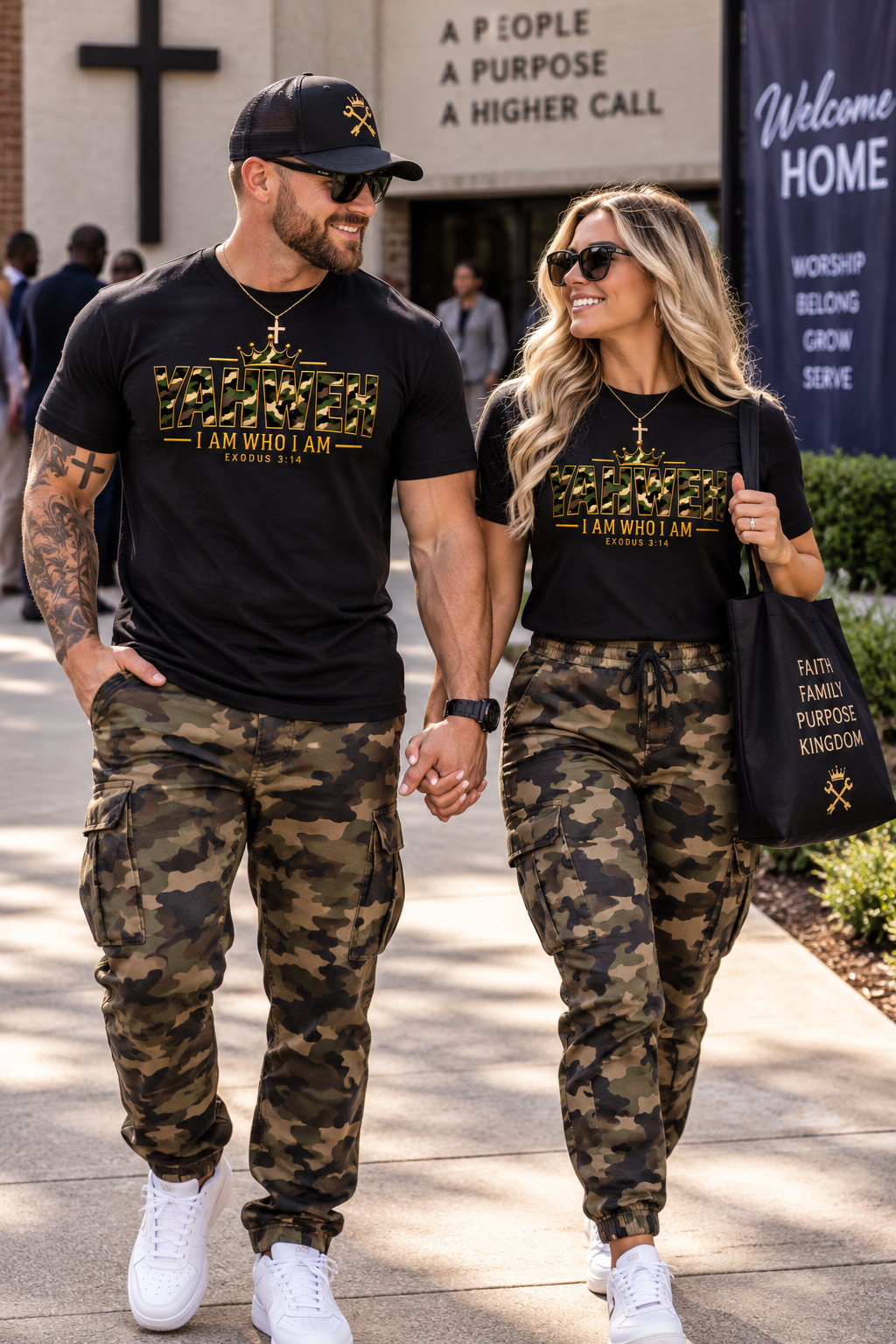 Yahweh Camo Tee