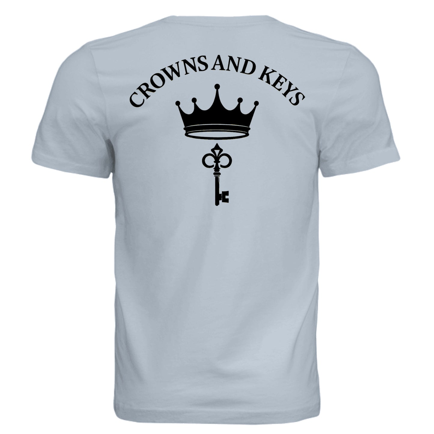 Solid Carolina Blue Triblend - BACK