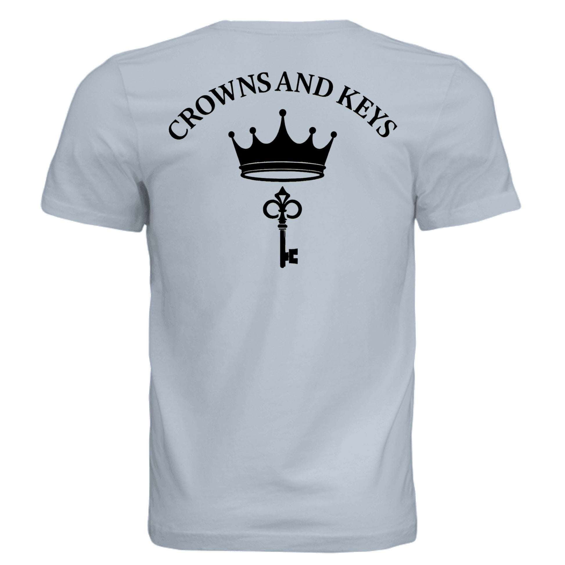 Solid Carolina Blue Triblend - BACK