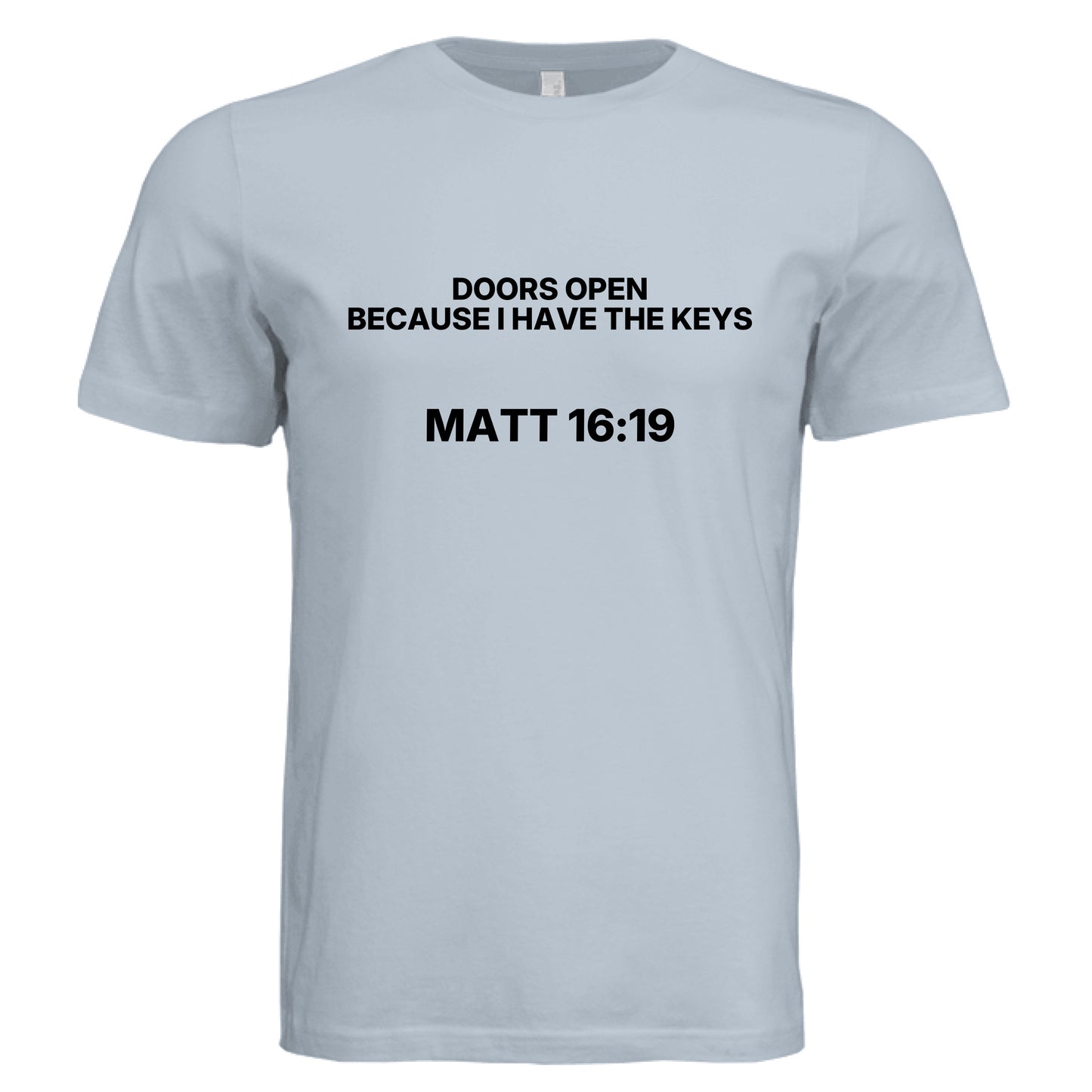 Solid Carolina Blue Triblend - FRONT