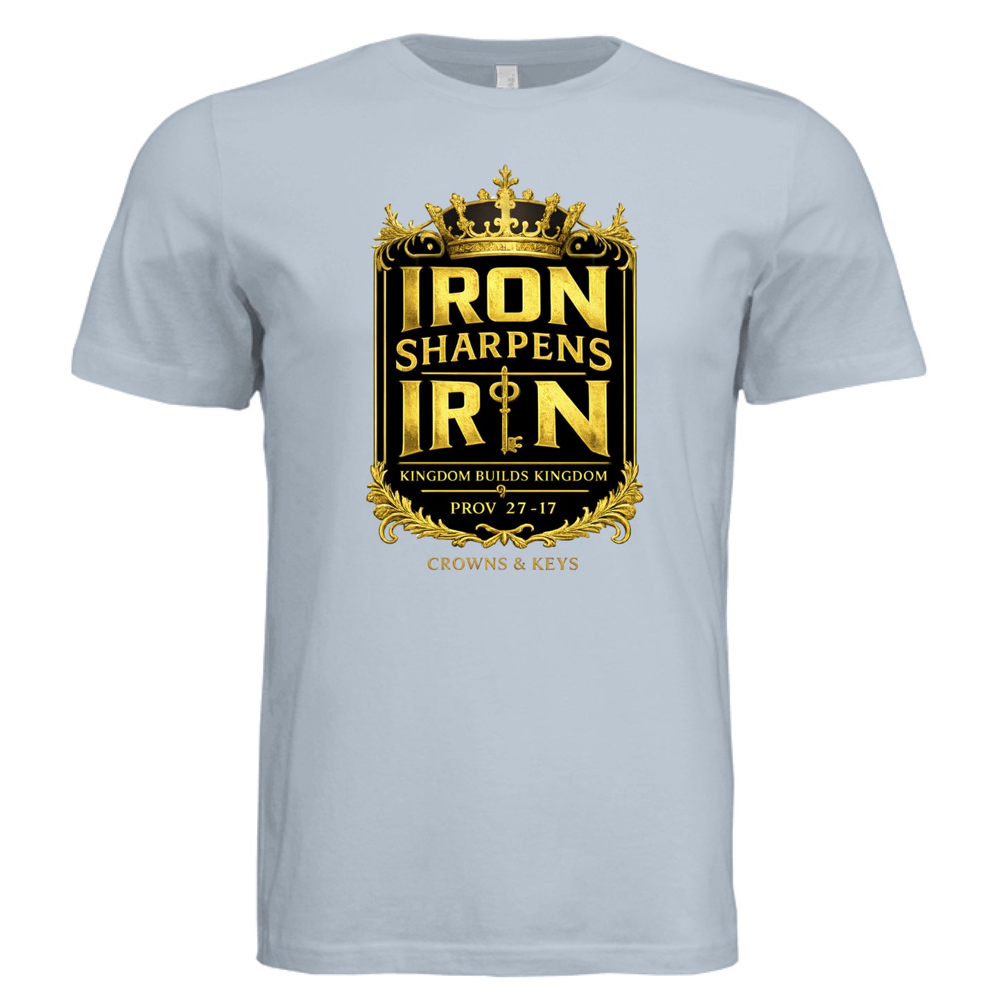 Solid Carolina Blue Triblend - FRONT