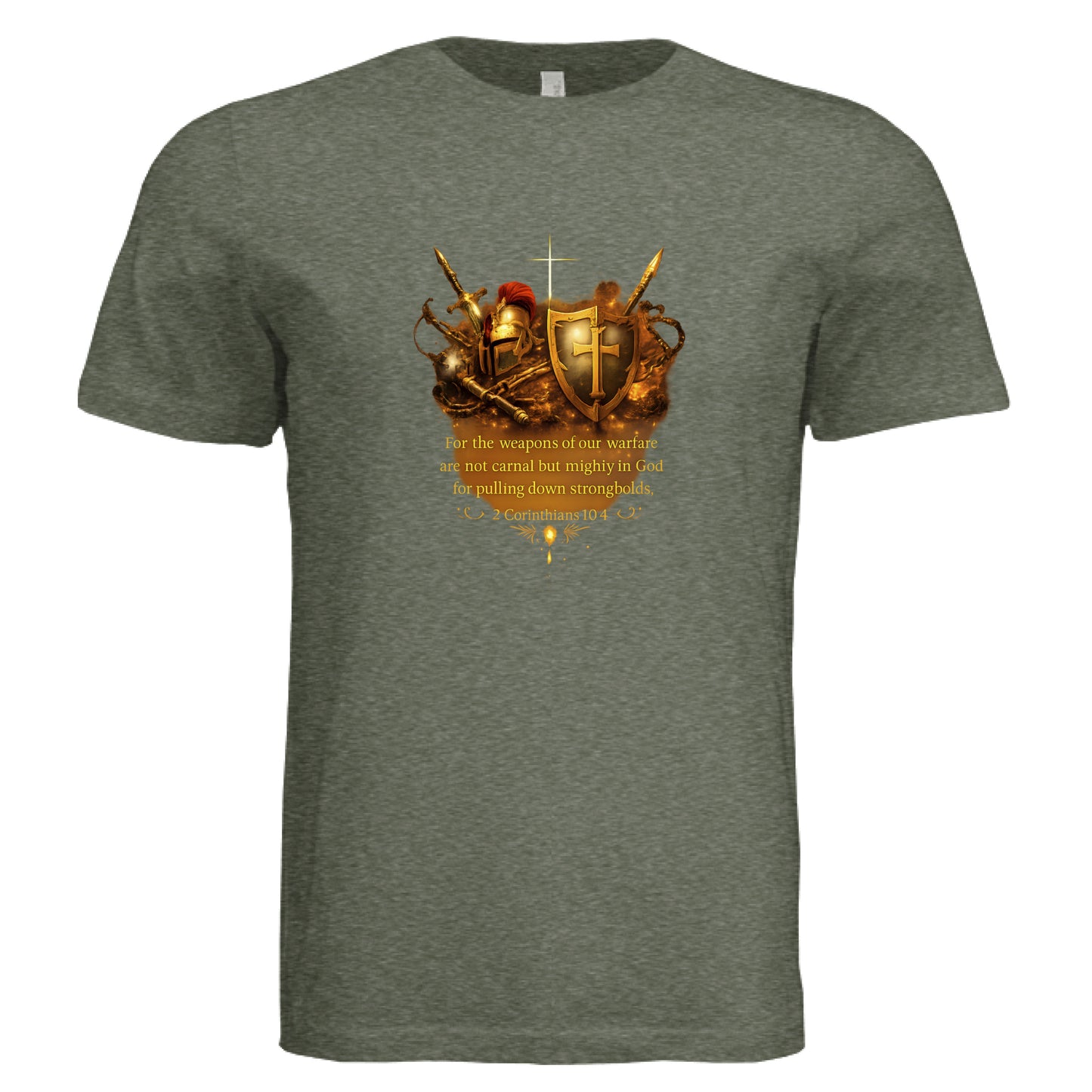 Military Green Triblend - FRONT