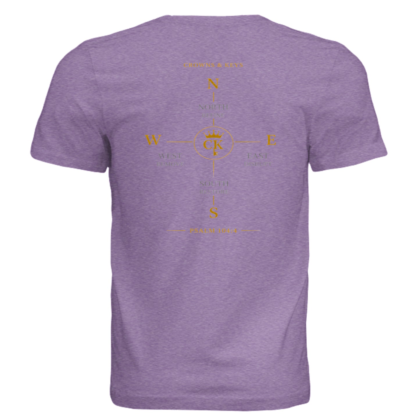 PURPLE TRIBLEND - 3413C - BACK
