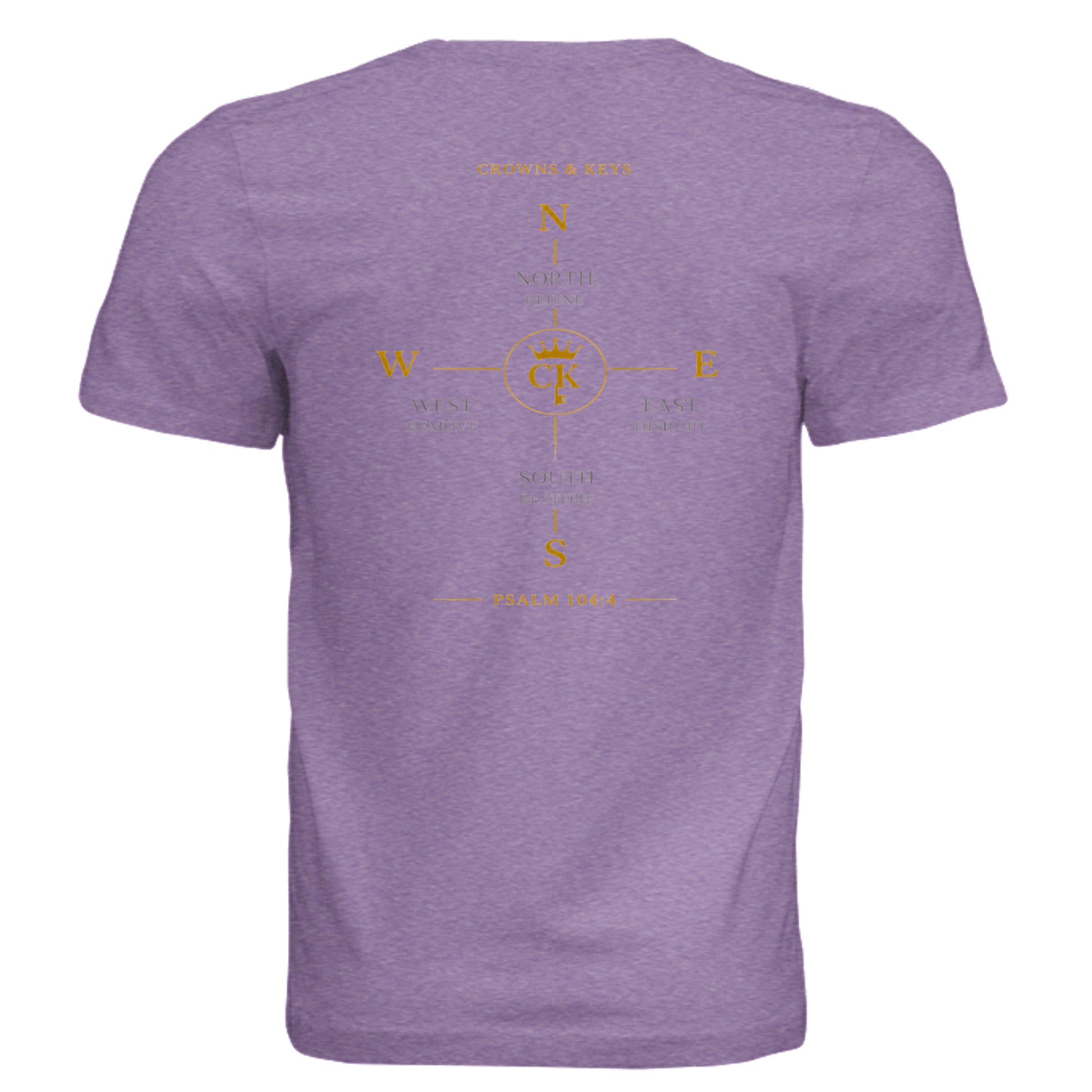 PURPLE TRIBLEND - 3413C - BACK